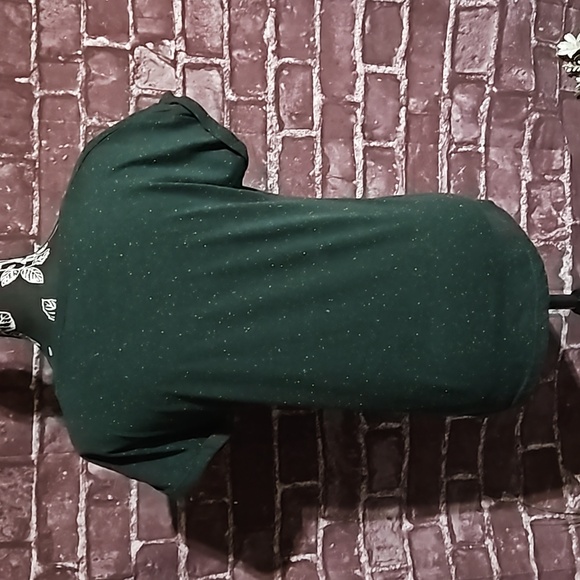 Irish Memories Heather Green T-Shirt with Gaelic Song Lyrics & Harp. Size Lg - Picture 4 of 9